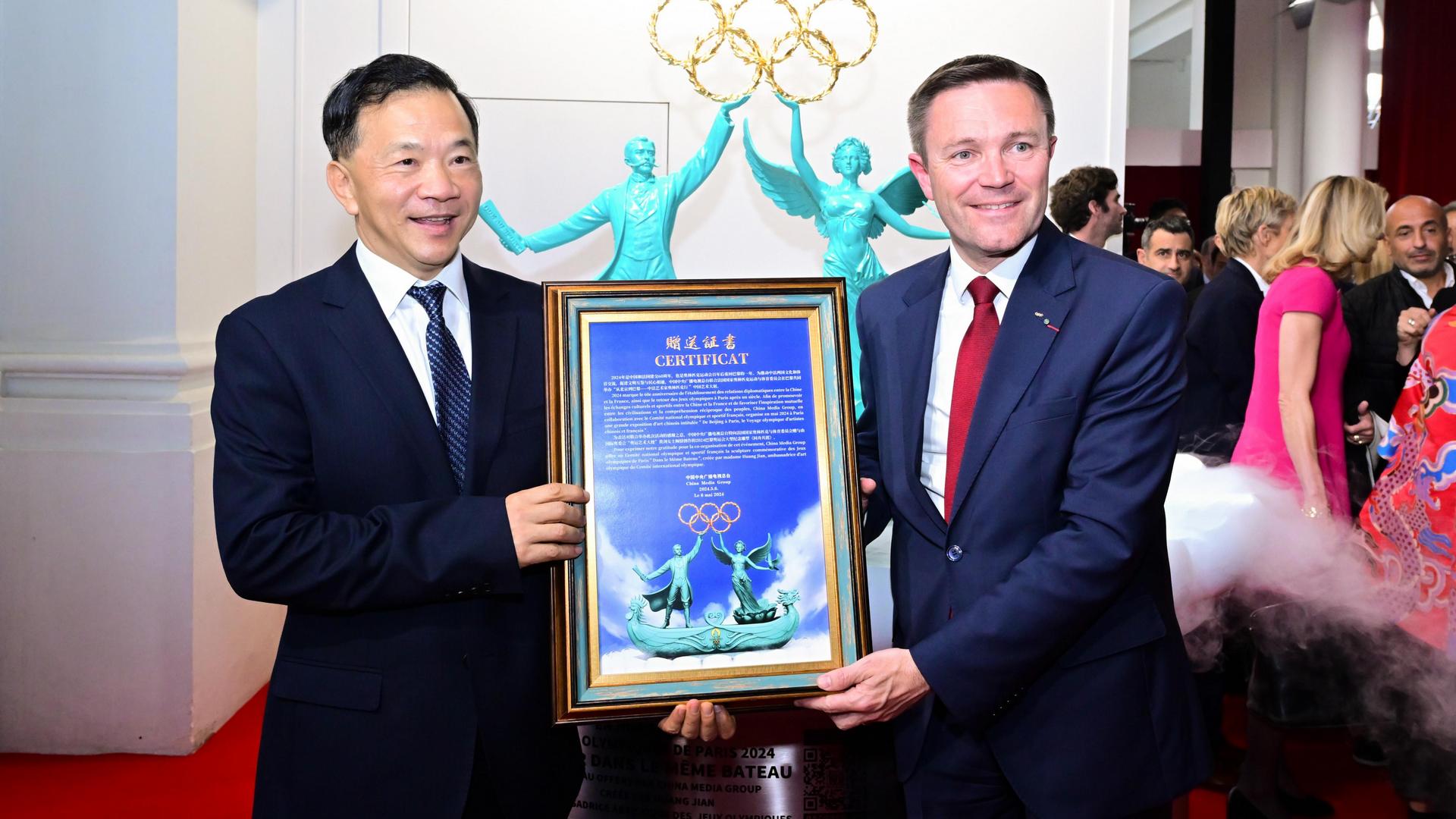 W Paryżu otwarto wystawę sztuki chińskiej „Z Pekinu do Paryża – olimpijska podróż chińskich i francuskich artystów”