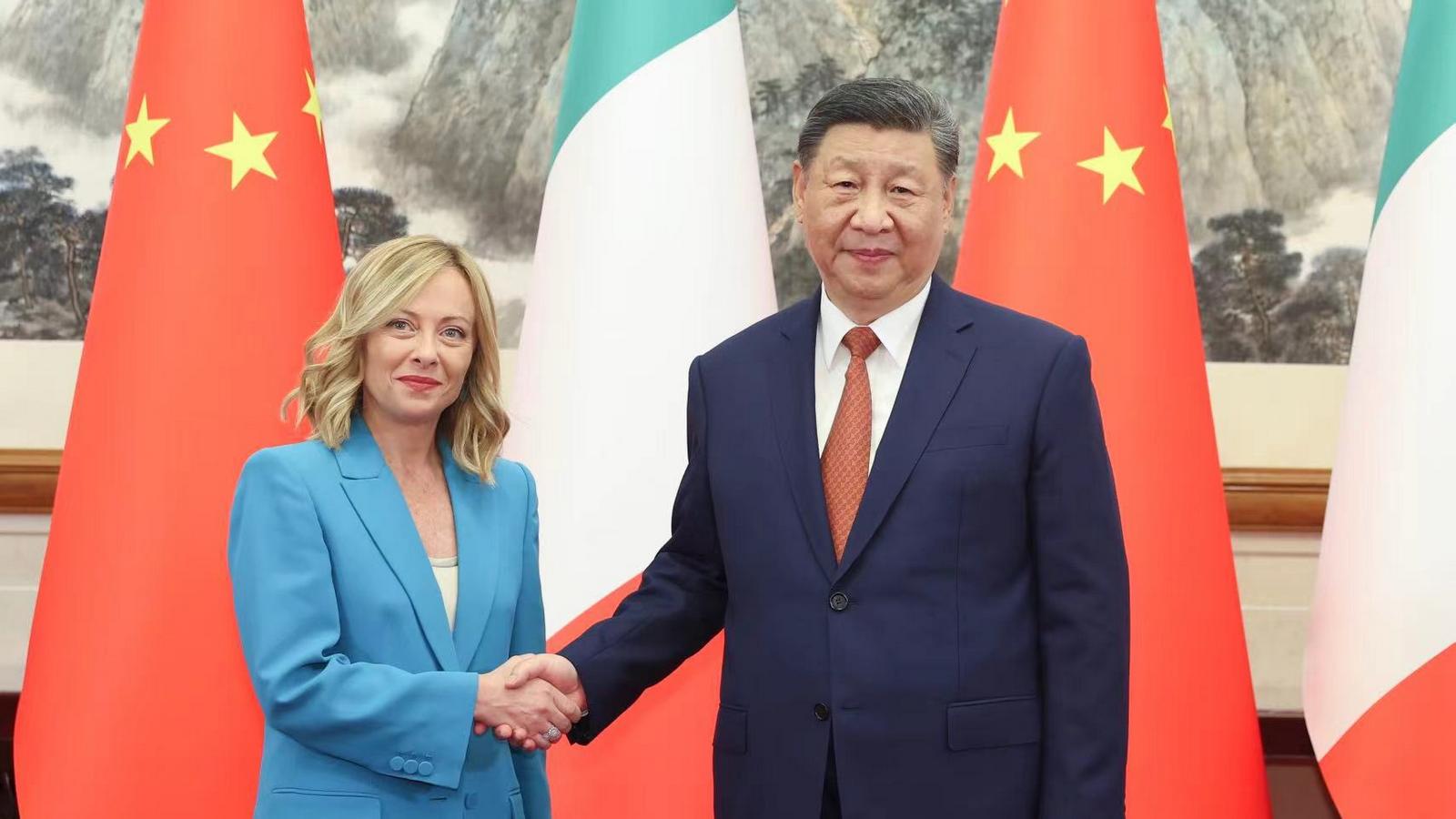 Xi Jinping spotkał się w Pekinie z premier Włoch Giorgią Meloni