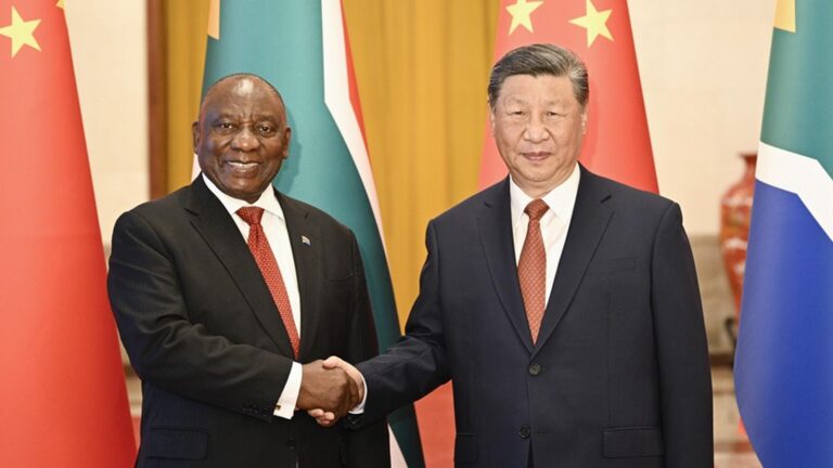 Xi Jinping przeprowadził rozmowę z prezydentem RPA