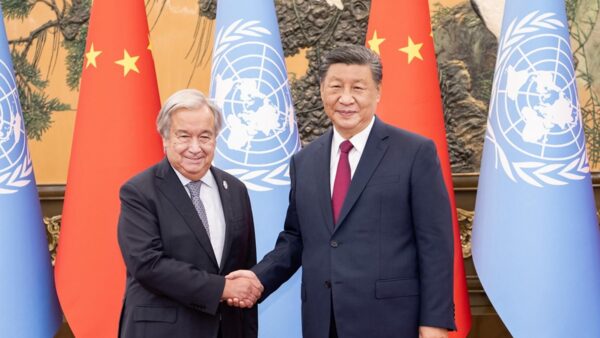 Spotkanie Xi Jinpinga z sekretarzem generalnym ONZ